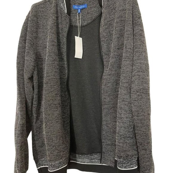 Vince Camuto Other - Vince Camuto Plaid Knit Bomber Men's Jacket
